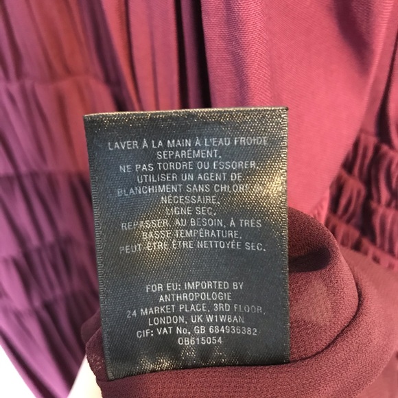 Anthropologie Moulinette Soeurs Plum Midi Dress 4 - Picture 8 of 11